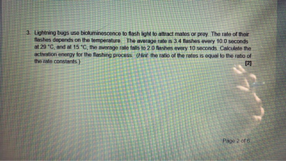 Lightning bugs use bioluminescence to flash light to attract mates or prey. The rate of their flashes depends on the temperat