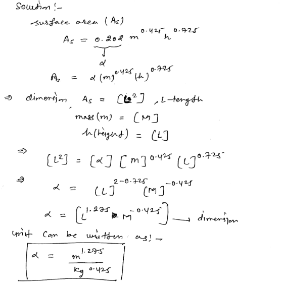 soursion! surface area (As) As = 0.208 m 0.425 0.725 A Ą = d (m) 0.425 h, 0.725 - dimension Asa (2] ,2-tength mass (m) = (M]