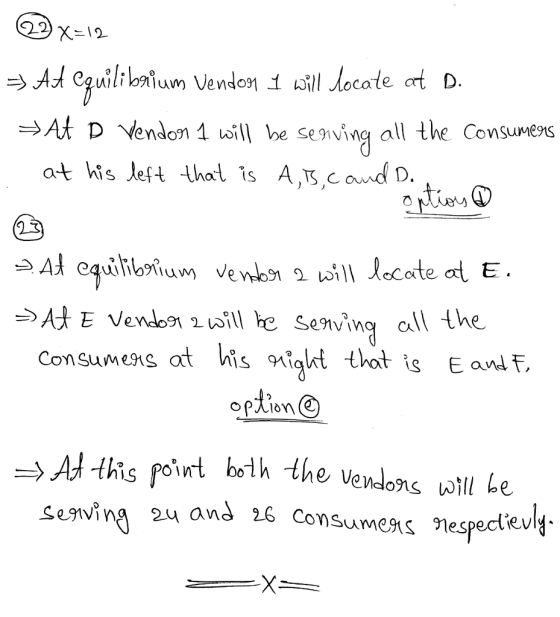 ะ Ak D vendem 4 will be se91ving all the Consumers LoI a-t his Jeft -that ts A,Ts,cand D. 23 e4 SA E Vendo wil e Senving all the Coon sun, e9ts at his 9 ight that ỉ A-this poiwt both the vendons wil Le msumens nespectev