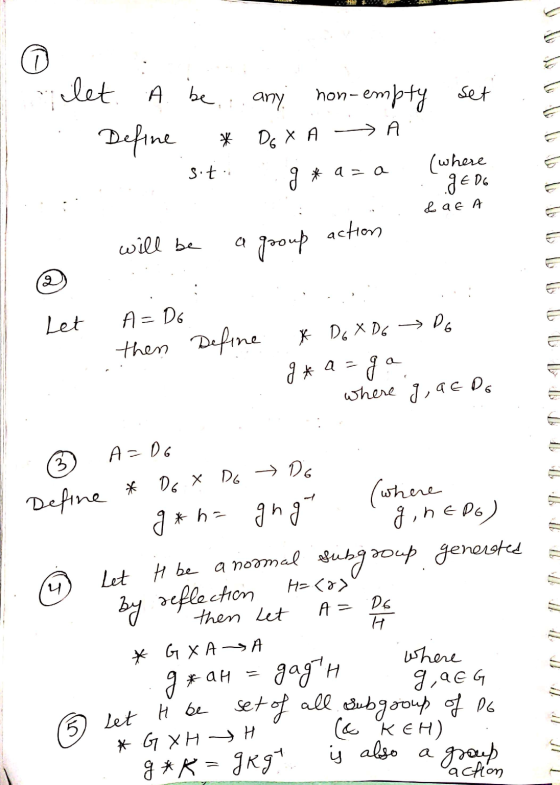 jelet. A be... any non-empty set . * Do X 1 A A. g * aza (where 9606 . Lae A. will be a group action Do Define * Do X Do Let