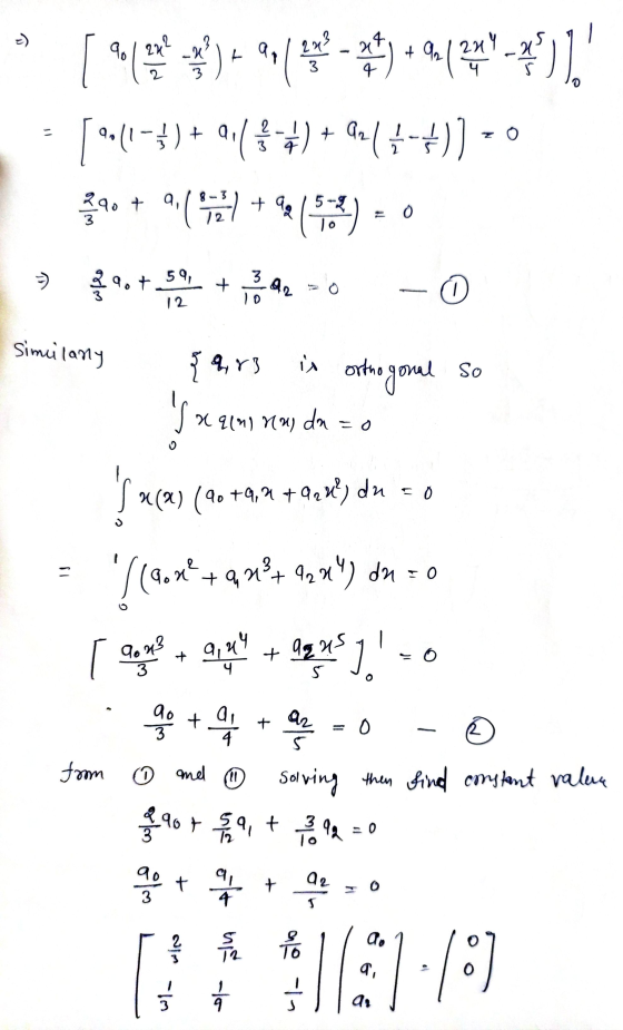 [ ( ) - (-) + 9- (-)] (-) + (-4) + 4, (-)] 중 + 9, (+) - 0 59, 3 qot 이 + , 42 ① 1 2 1 0 Similany 39, y is orthogonal so NA(N)