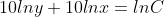10lny10/nax InC