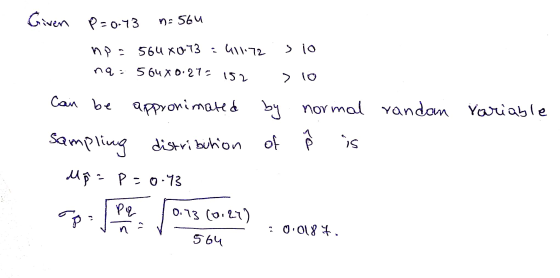 Gven 013 n S6u u172 np 56u Ko13 5 64x o.27 Can be appyonimated bnormal vandam Yriable of is Sampling distri buhon 0.13 (० 27)