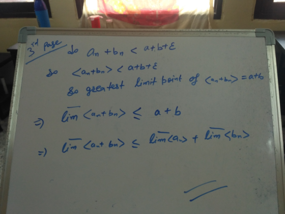13 pase to an tbn < atbt e so <antbr> <arbre areatest limit point of contbon) = ath - - lim <ant bn> < atb lim cant bn> s lim