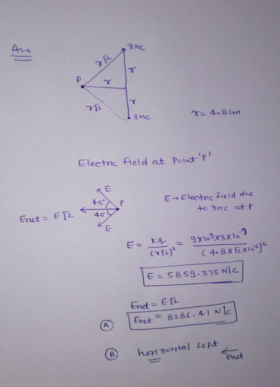 Electnc eld at Pot P 4 s E-, Electoc field due E ka 圃 しenet-8286. 4-1 NIC Enet
