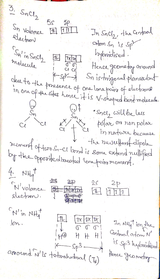 3. Snely as In Invalance 14 hlin election In Snely, the central adom. In is sph In Snd Sulins in Inch 14 Fx hybridised due t