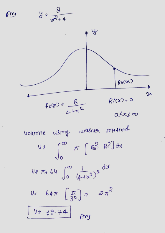 8 Ane yo opp +4 st Rocae) Đ ge Ricao=0 © Ro(a) 4 +22 OLXLOS volume using washer method ㅈ So [ Ro? Rip] abc dar UA X+64 64 so