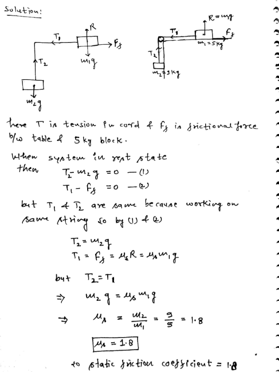 Solutiou: R. table < 5kg block Оск.. thev bit T 从ㄙ 서 8