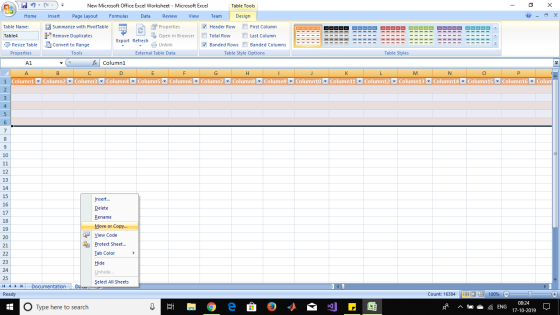 C - 9 X O Home Table Name: 11 ili TO IIIII DUIT IIIII IIIII III III III III ILIIT ) New Microsoft Office Excel Worksheet - Mi