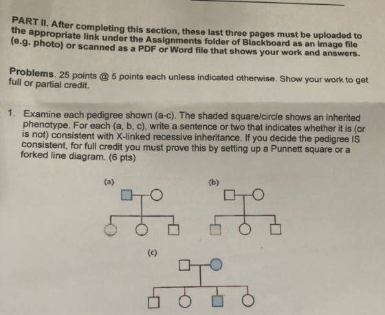 the appropri 1. Alter completing this section, these last three pages must be uploaded to appropriate link under the Assignme