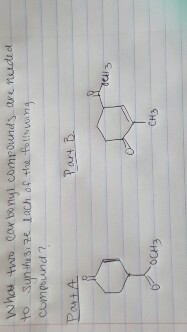 Whou two cor bryl compounds are nudid to Sunths size lach of the wing compound Part CH3