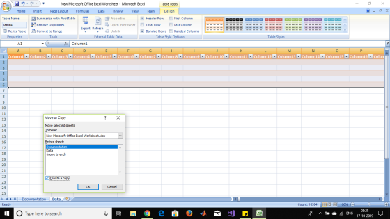 C - 1 x O Home Table Name: 11 ili TO IIIII DUIT IIIII IIIII III III III III ILIIT ) New Microsoft Office Excel Worksheet - Mi