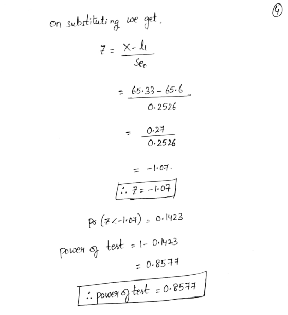 en subrtituti ng oe qet 9 65.33-65.6 O. 2526 0.2526 = -1·여 .. . 군=-1.04 poen otest 0.85