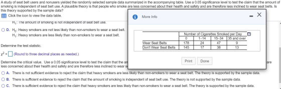 3 A study of seat belt users and nonusers yielded the randomly selected sample data summarized in the accompanying table. Use