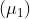 (mu _{1})