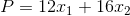 P= 12.01 + 16.0
