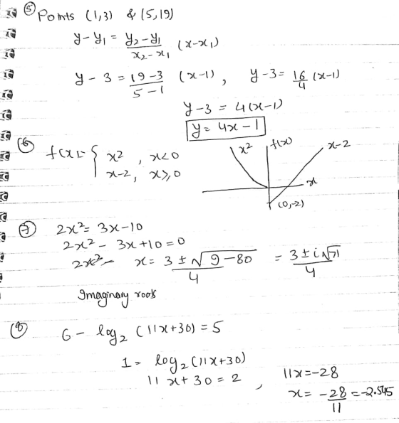 poms (1,3) $15,19) y-y = 42-Y (x-2) 1 X2-) y-319-3 (2-0), y-3= 16 (2-1) Y-3=464-1) 5-1 Li-xh=hl ex o z-x neit faes x2 1 -2, a