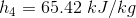 h_4=65.42\ kJ/kg