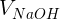 VNaOH
