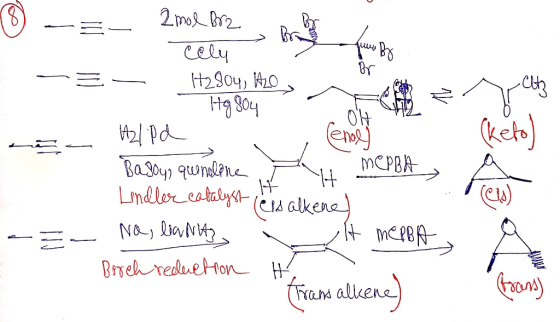 Cely H2904, 0 Hg goy keh) es MCPBA Ba goy qunne Lmller catay(eia alkene Breh redueton Frana allkene