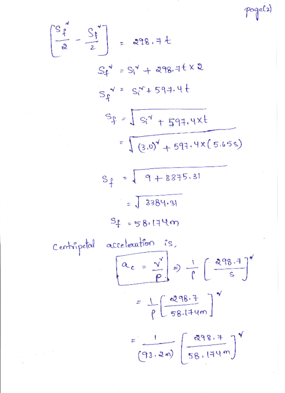 page(z) 216.74 SY = SY +298,7€ xe So = SM+594.4€ Sp - J Siv +597.4xt - (3,00* +597.4x(5.655) Sf = 9+3375.31 :-) 3384.31 Sf =