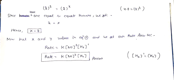 (2 ) 2 (A)χ : base Now but χ and y value lh er0 and urad oun Rate eau, a :