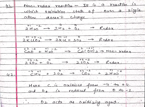 It is Non-redox reaction which oxidation state of atoni doesnt Change reaction in single even a ti -2 2 H2O 242.t 02 Redon +