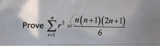 Prove Ś m2 n(n+1)(2n+1)