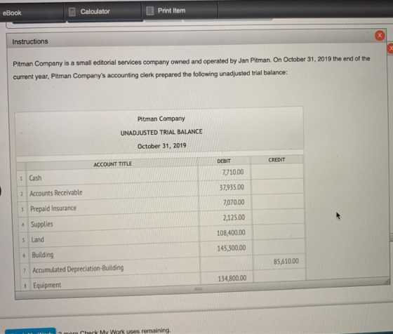 eBook Calculator Print Item Instructions Pitman Company is a small editorial services company owned and operated by Jan Pitma