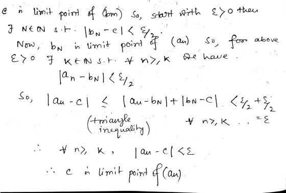 @ i limit point of (bm) so start with exo then J NEON sit. Ibn-elk op can so, - Now, bn is limit point of (an) for so, for ab