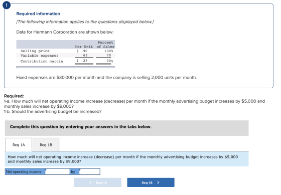 Required information [The following information applies to the questions displayed below.] Data for Hermann Corporation are s