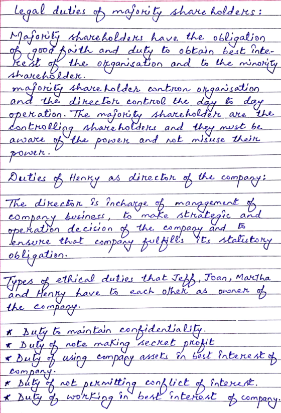legal duties god Nth an best, inte thú share holdeん Contro ~ organ, s ation erat, on . The ma ouly. ShareholdỦA are the must l ware Auties 冉Henry-M-dire thn the compa Co mAan the co mpa nsurve thet aとTelR . To an , Martha. Leack ana dom nolemaking Aecket prokit ets ih best Interest no と