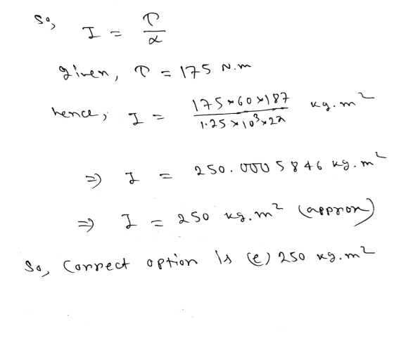 ginen, P=175 nom ka.ma herce ; I = 125*60*187 7:25.7 103x22 3) I = 250.000 5846 kg.me 2= 250 kg, m? (appron) connect option i