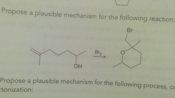 Propose a plausible mechanism for the following reaction Br Br 2 ?? Propose a plausible mechanism for the following process, ca tonization: