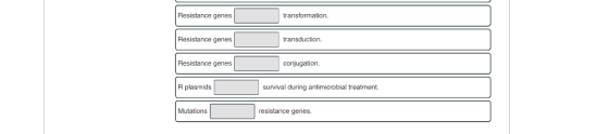 Resistance genes transformation. Resistance genes transduction. Resistance genes conjugation. R plasmids survival during anti
