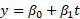 y = Bo + Bit
