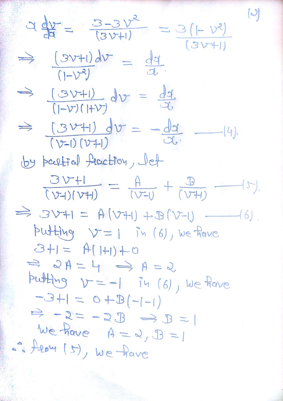 3VHI) 14) 3y4I= A(ゾ刊)+.BCV-リーーー-( 6) putting 、y: (6) , we-Rave =