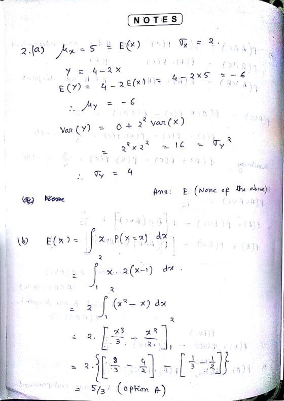 N OTES 2. a) Na g@) , 2 (a