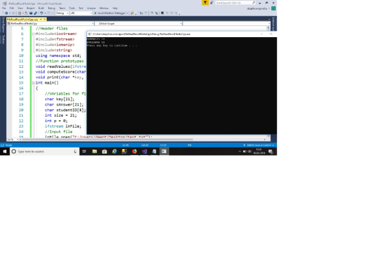 uick Launch (Ci+a Mossuft Vsual Studio Fie Feit w Pmjert Build Dehug Team Toele Tet Anaye Windew Help //Header files 6 | -1#i