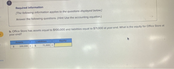 Required information [The following information applies to the questions displayed below.) Answer the following questions. (H