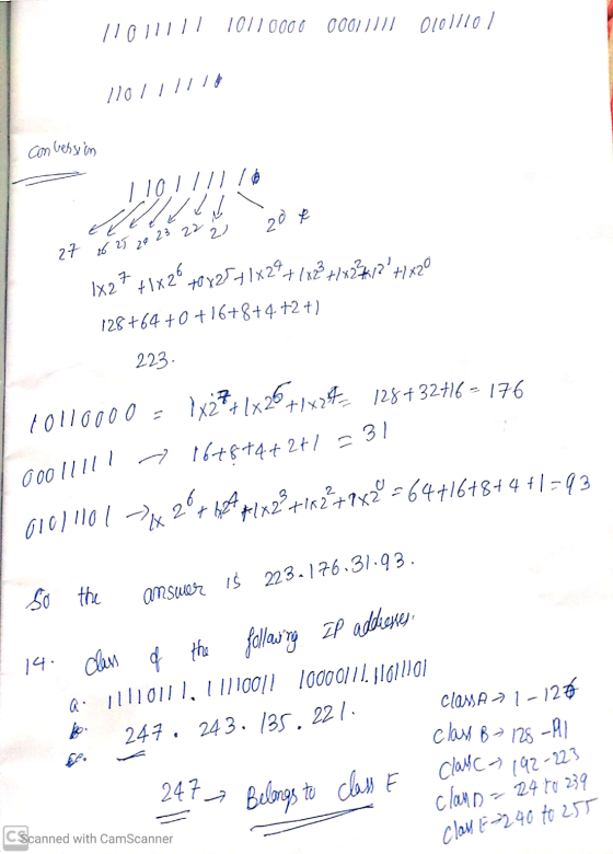 11011111 10110000 00011111 01011101 11011111 conversion 1101//// 20 t 27 26 25 24 23 22 2 1827 +1+2° +0x25+ 1x2 + 1x2² +1x 24