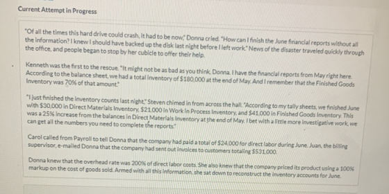 Current Attempt in Progress . Of all the times this hard drive could crash, it had to be now.Donna cried. How can I finish