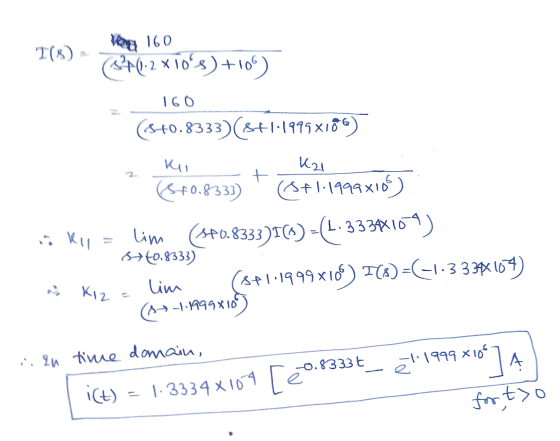 1.3334x109 1(8) May 160 (3?+0.2 x 10s)+10) 160 (5+0.8333)(8+1.1999x106) ku K21 + i kll (S40.8333) (+1.1999x105) Lim ($40.833