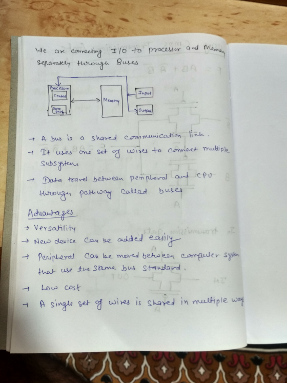 processor and mana, We are connecting separately through Ilo to Buses AA Processor Input Central > Memory Data PAR Output A -