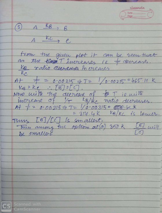 classmate Date Page Đa kB y B A ke e - from the given plot it can be to the line inereases il / 1 KB ratio decreases increase