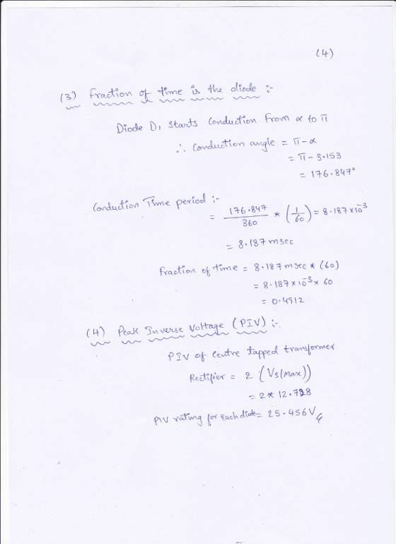 Diode D , starts (onduction from α onution me peviool 11661 318 x10 二8-187msec fraction ottime: 8.18Fm3cc*(#0) O.y2 (H) Peak