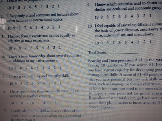 10 9 8 7 6 5 4 3 2 1 9. I know which countries tend to cluster in similar sociocultural and economic groupi 10 9 8 7 6 5 4 3