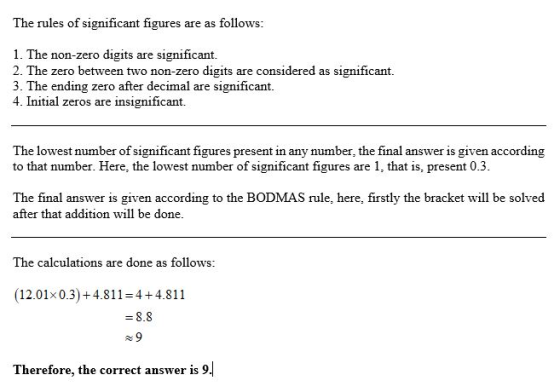 The rules of significant figures are as follows: 1. The non-zero digits are significant. 2. The zero between two non-zero dig