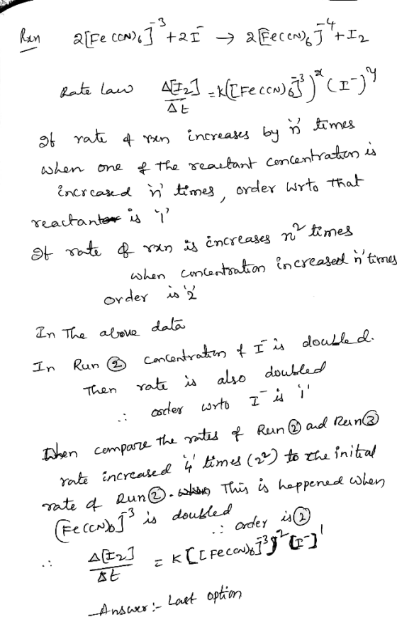 At Rem a{fe coase]°+21 → afecomaJº+I2 Rate Law 4:23 - [[Fecca). J°)*(15)9 of rate of men increases by times when one of the