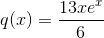 q(x)=\frac{13xe^x}{6}